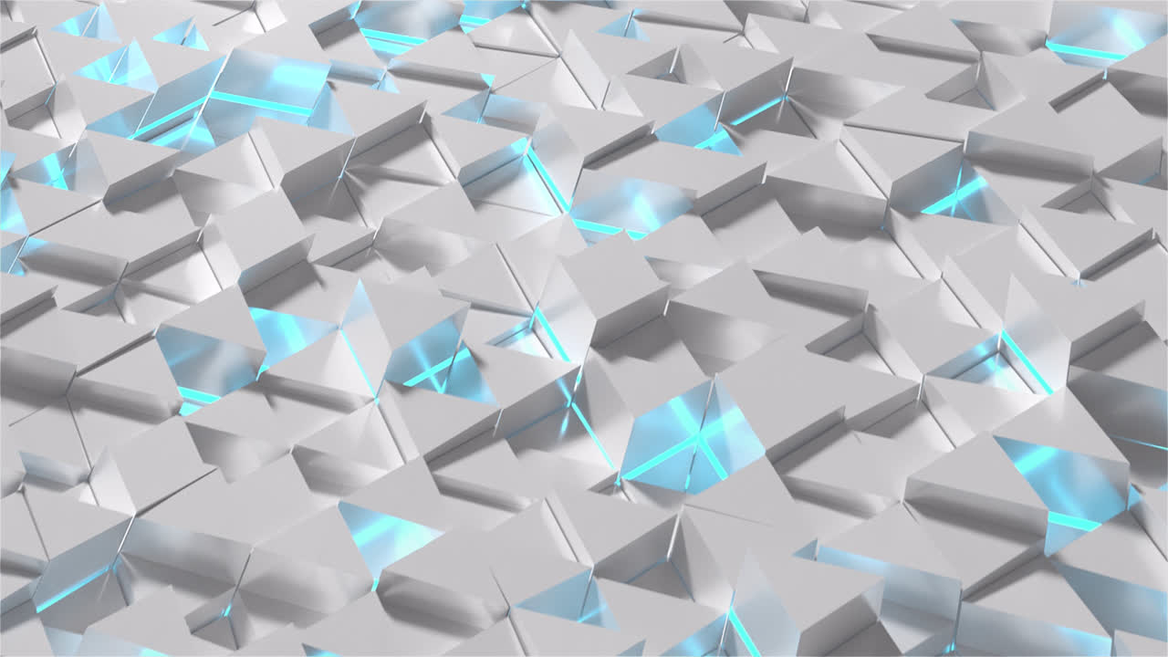 삼각형 플라이오버 하 ⁇ 색과 파란색 빛