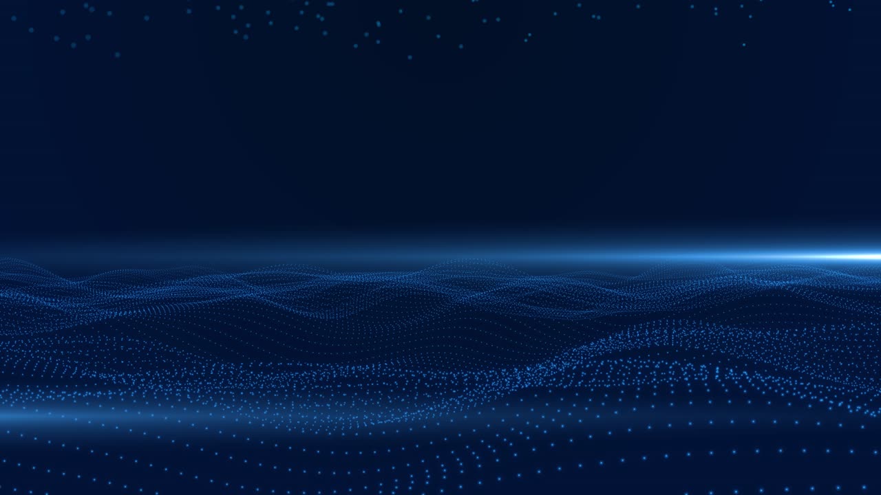 Big data digital tunnel square with futuristic matrix flying emerging digital structures data