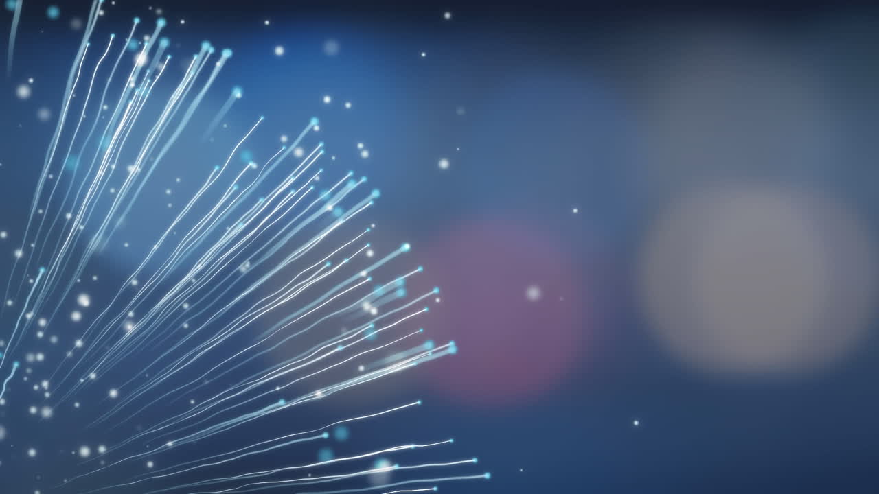 Scie luminose su sfondo sfocato