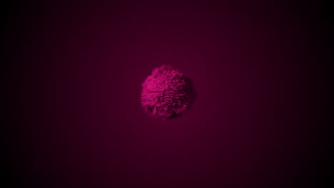 explosión de polvo rosado