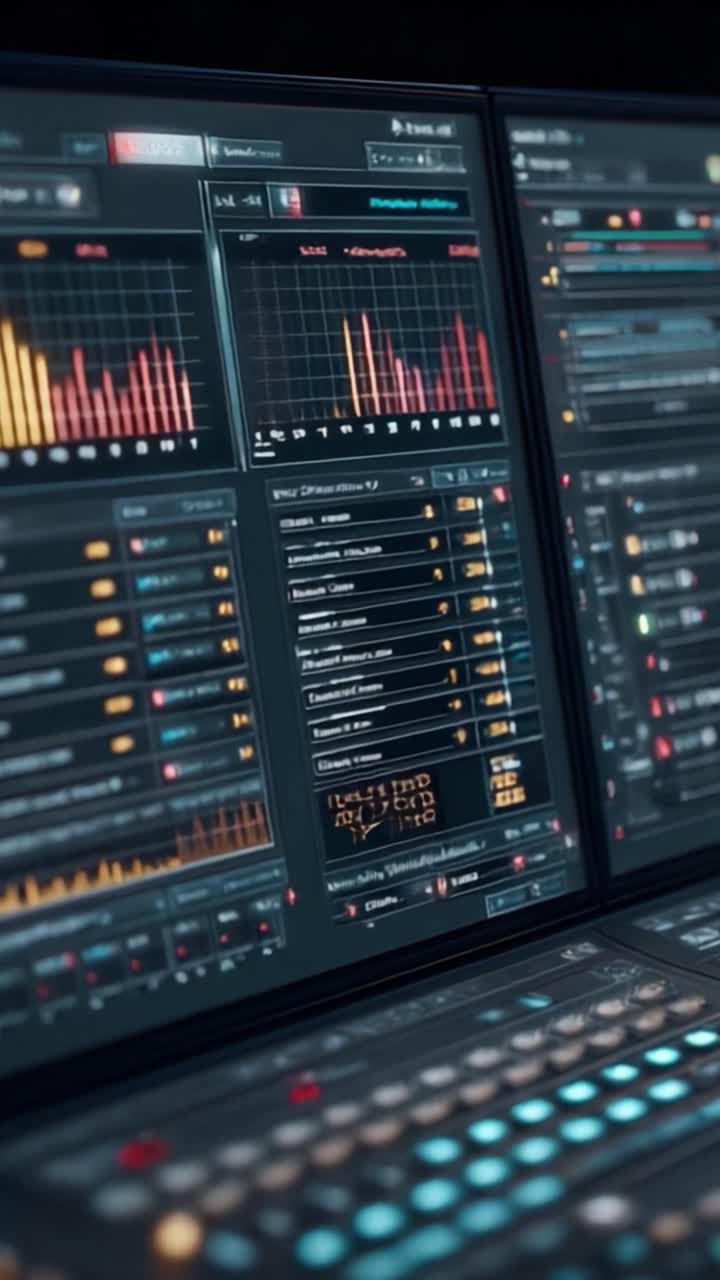 Dynamic Data Visualization Interface with Multiple Graphs and Tables Displaying Real-Time Metrics and Analytics for Enhanced Data Interpretation and Decision Making