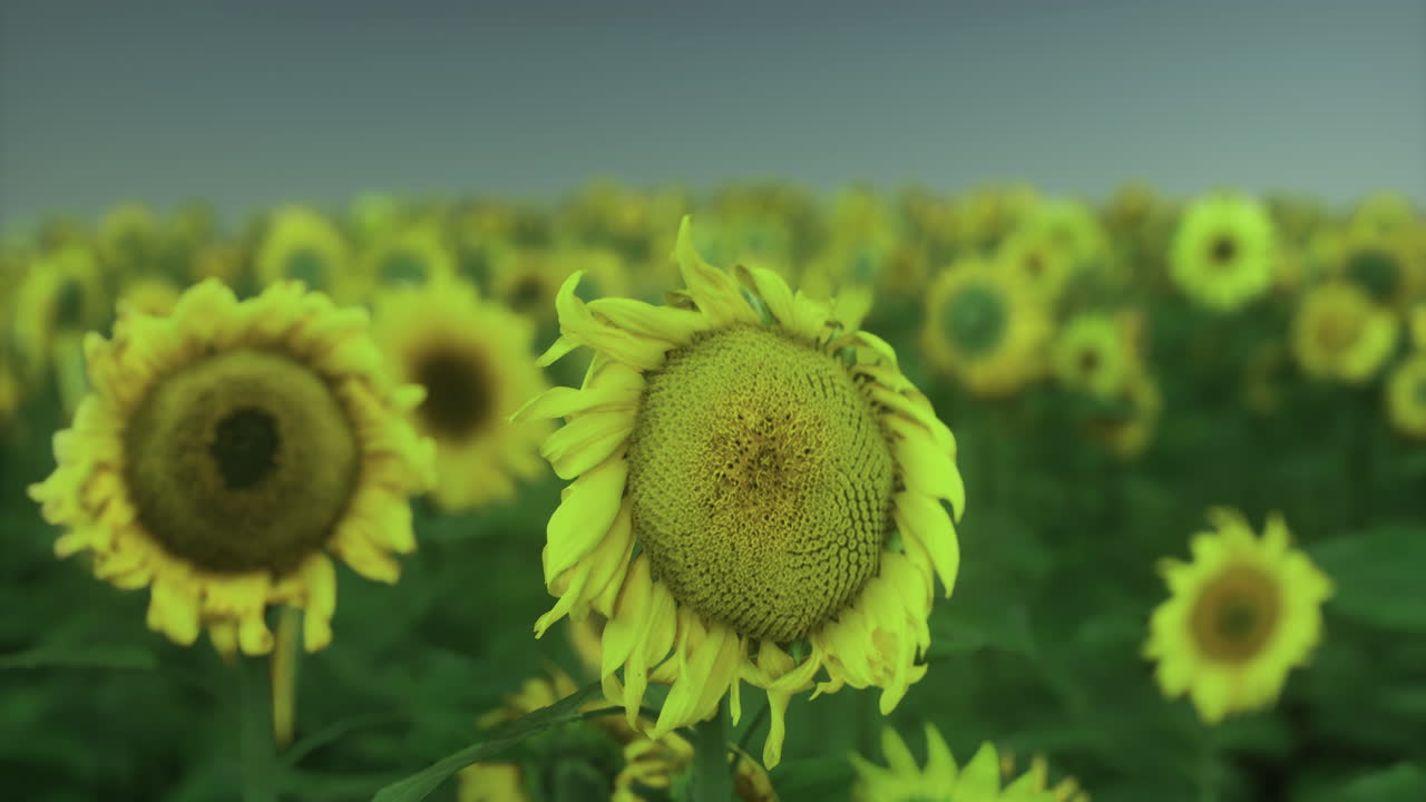 Sunflowers in a vibrant field capturing the essence of summer blooms