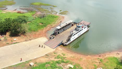 Beautiful-shot-of-the-river-with-community-in-Africa-under-the-cloudy-skies_4