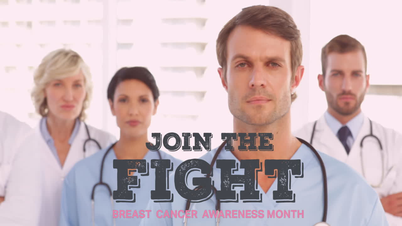 의사의 그룹에 대한 싸움에 참여하는 애니메이션