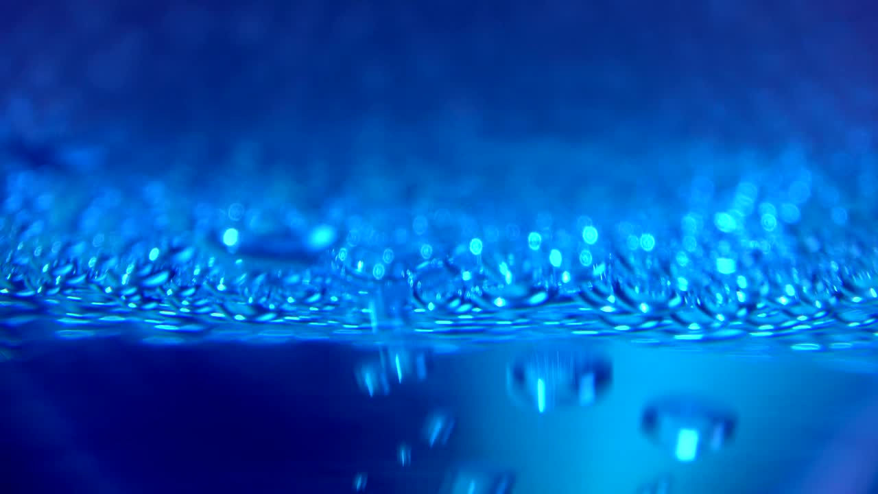 공기 거품, 비누 거품, 물의 표면 긴장, 무지개, 눈부신 비누 거룩, 다채로운 빛 반사, 비디오 효과, 배경, 4k