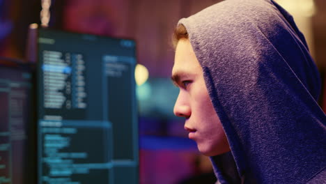 hacker getting past computers defenses