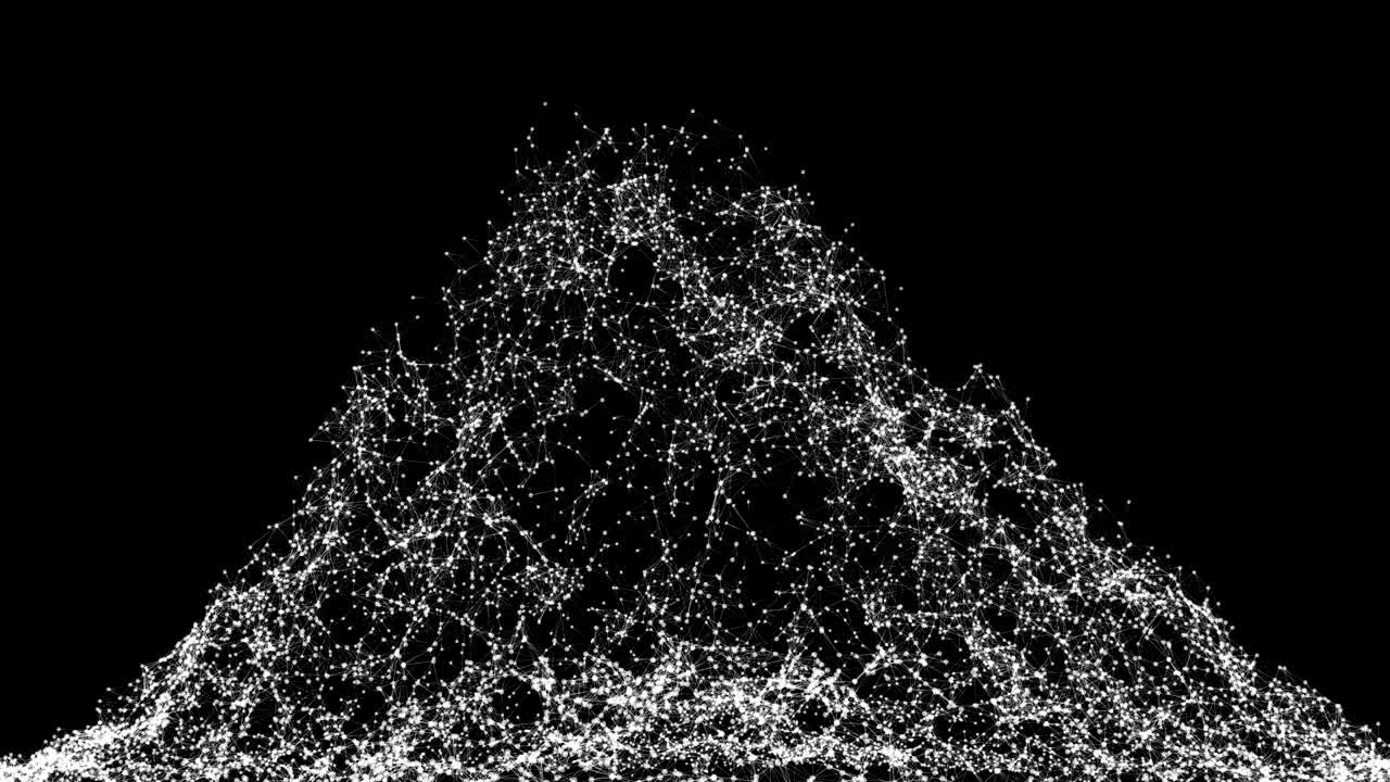 와이어프레임 마운틴: 디지털 풍경