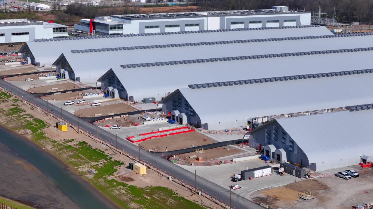 Espansione del data center Meta Prometheus con strutture a rapido dispiegamento a New Albany, Ohio, USA