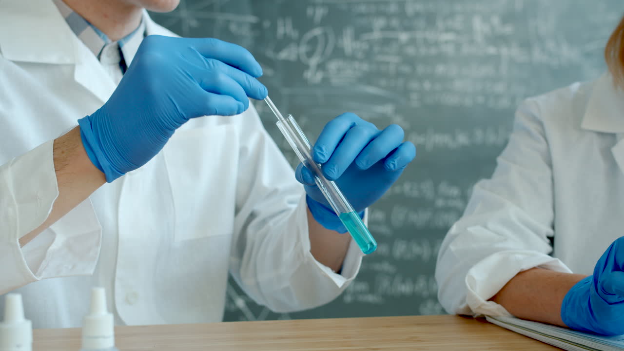 Science Experiment in a Classroom