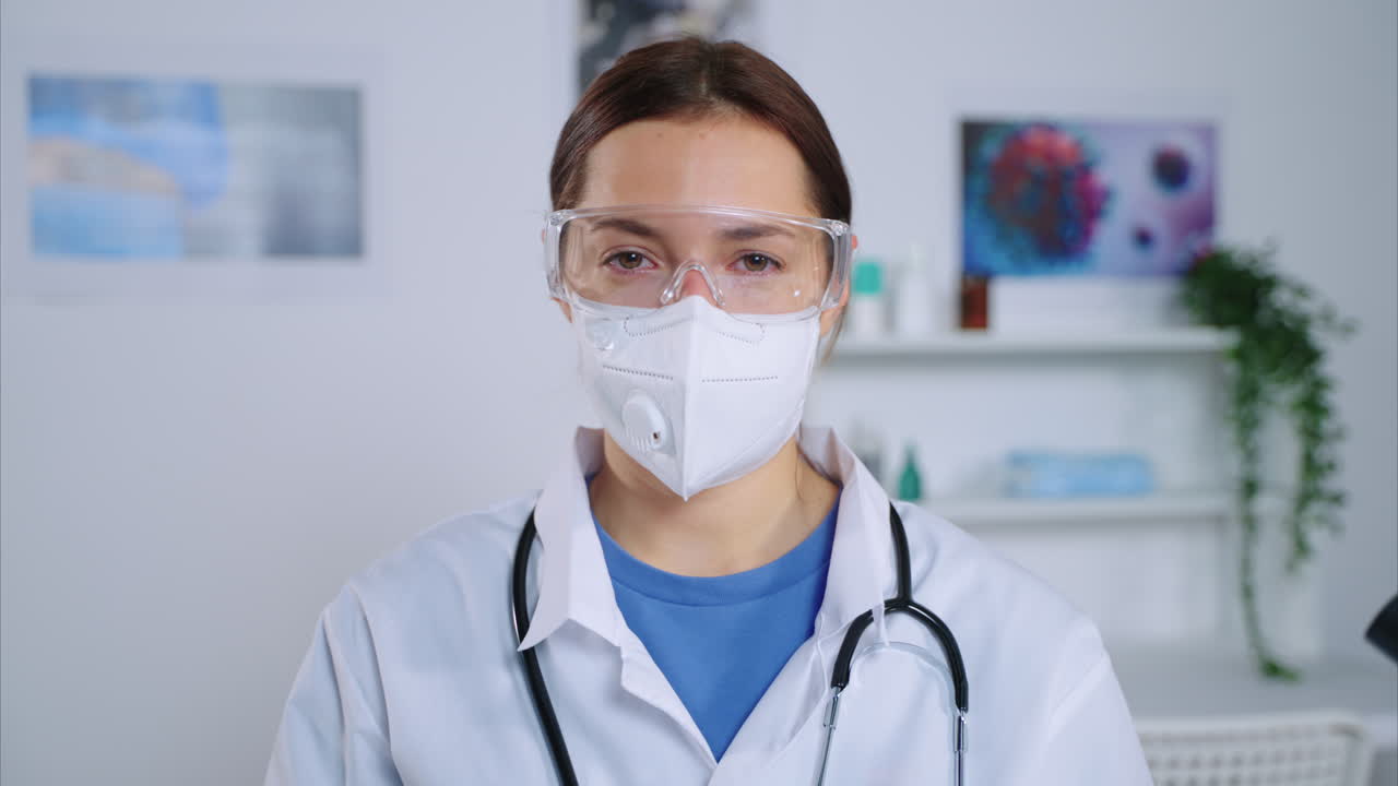 Doctor Wearing Protective Gear