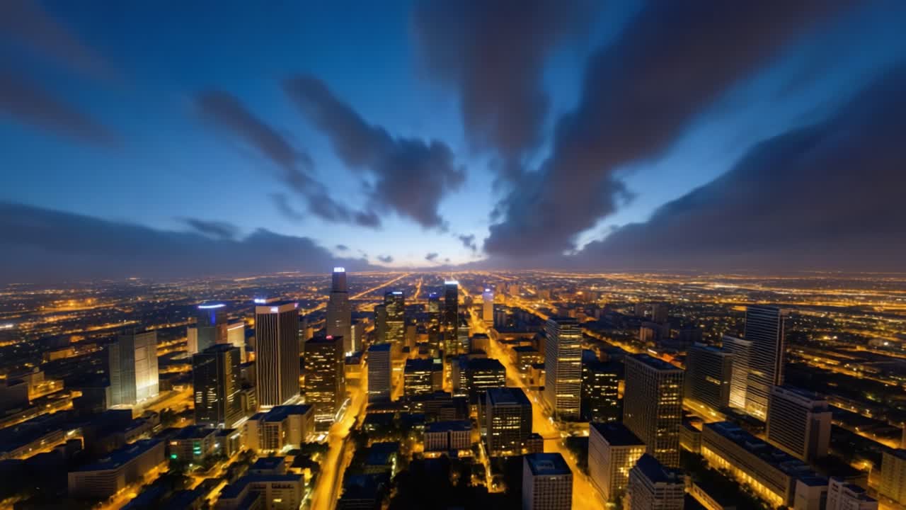 Stunning Transformations of a Cityscape from Daylight to Night: A Journey of Urban Lights and Shadows Captured in Two Frames