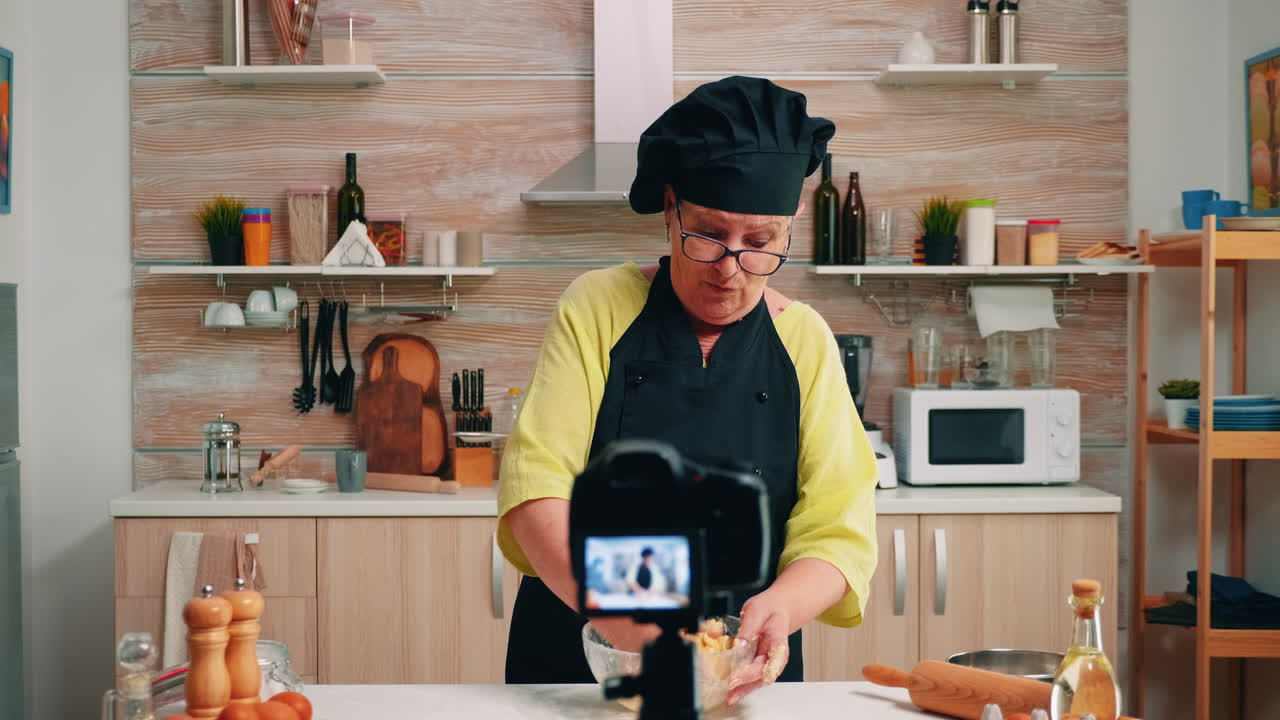 Ricerca ricetta su computer da tavolo con mockup verde