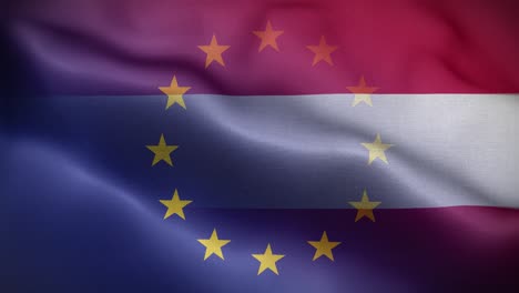 eu austria flag loop background 4k