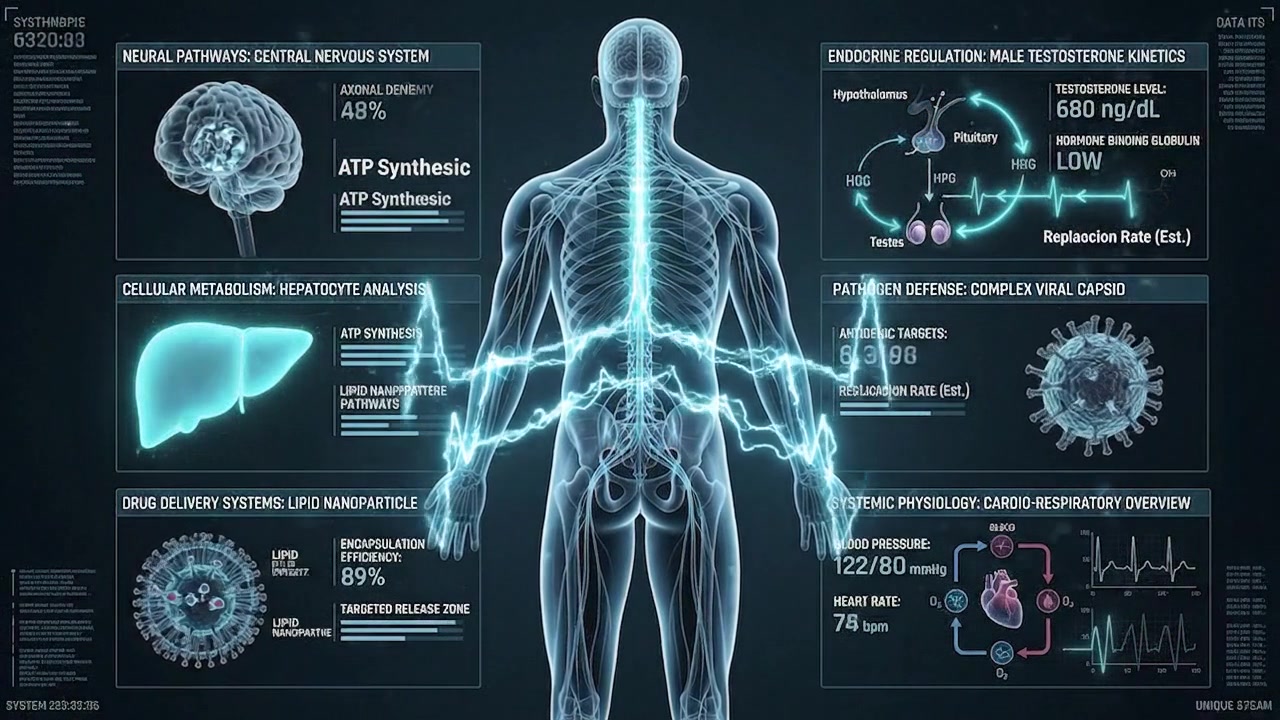 Digital Human Anatomy Interface with Medical Data Visualization