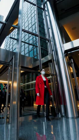 modern business center lobby