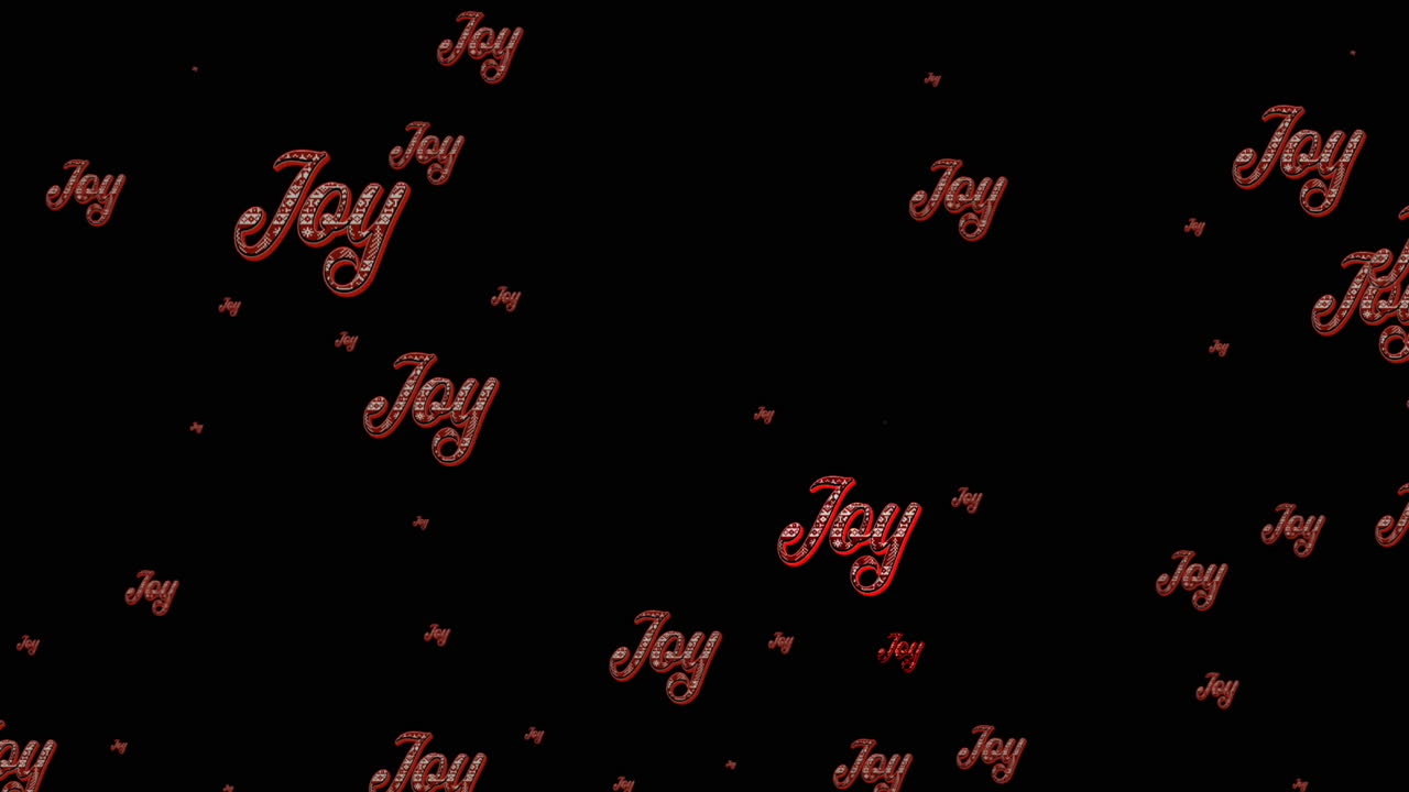 검은 바탕에 크리스마스에서 반복되는 기 ⁇ 의 애니메이션 텍스트