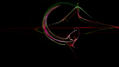 patrón de ondas coloridas fondo de movimiento abstracto
