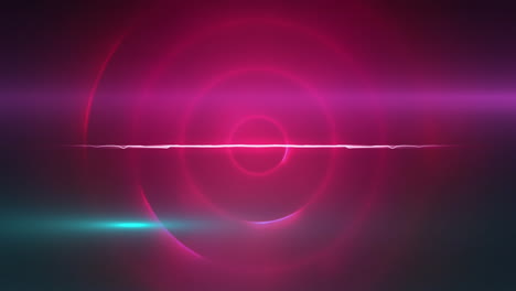 animación digital de rastros de luz contra rastros de luz en espiral rosa sobre fondo negro