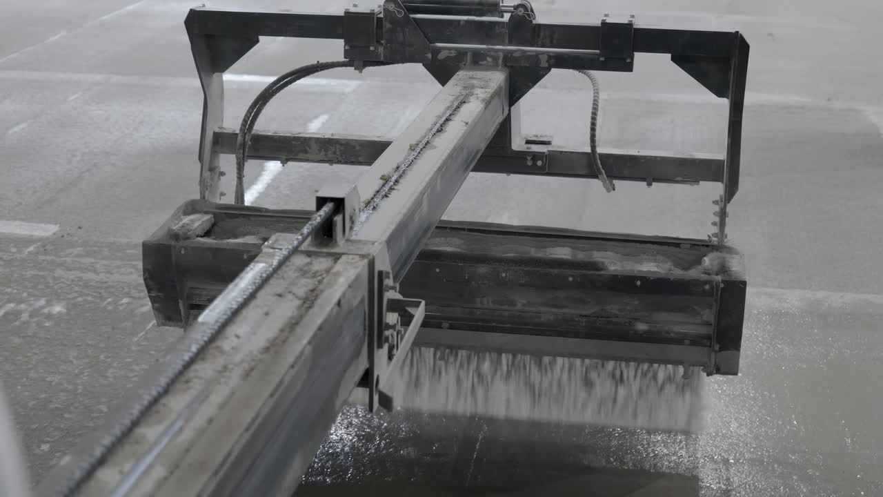 proceso de vertido y acabado de pisos de hormigón