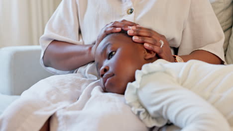 Family,-mother-and-child-at-home-talking