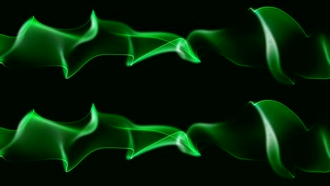 4k verde abstracto de fondo blando (en bucle) - video de stock