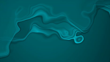 turquoise abstract smooth fluid wavy motion background