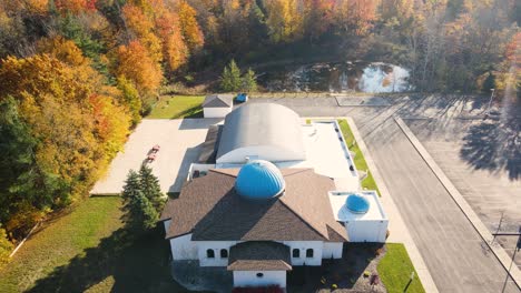 slow gimbal spin with mavic 2 over an orthodox church