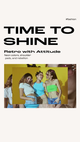 time to shine: retro with attitude
