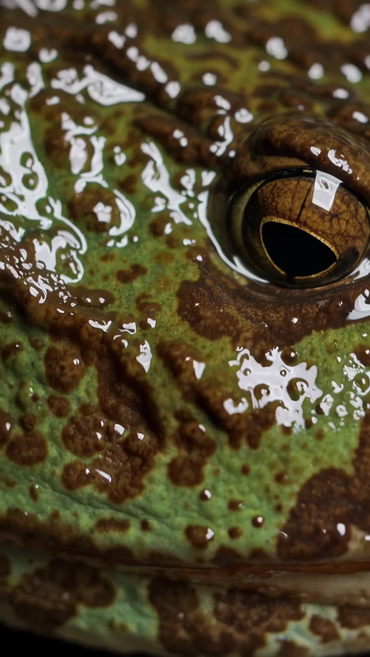 Close-up of a Frog's Skin