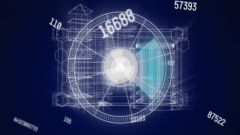 Animation-of-scopes-scanning-and-data-processing-on-digital-screen