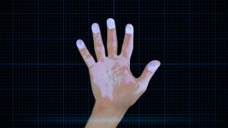 Futuristische-Handscan-Technologie