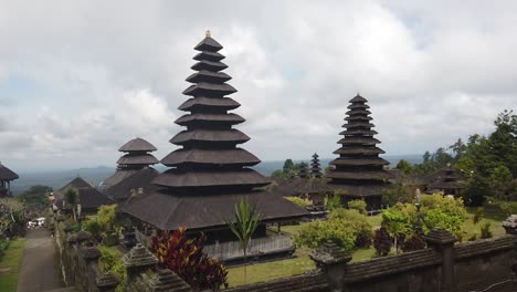 Mother-Temple-of-Besakih-Bali-Indonesia-Beautiful-View-of-Balinese-Pyramidal-Architecture,-Karangasem-Area,-Indonesia