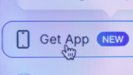 get app button on a mobile device screen