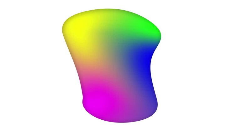 Gradient liquid bubble animation