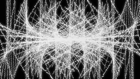 patrón de forma de punto de color blanco animación gráficos de movimiento