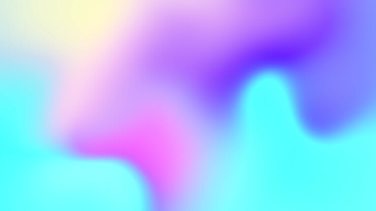 Render of abstract background with twisted gradient of colors animation