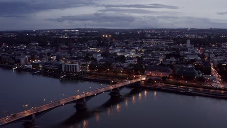 Sonnenuntergangsflug-In-Mainz-Deutschland-2019