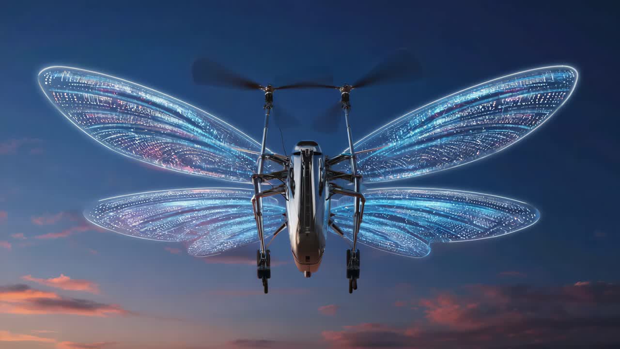 Insect-Inspired Drone with Butterfly Wings