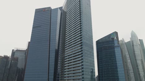 singapore city skyline with modern high-rise buildings