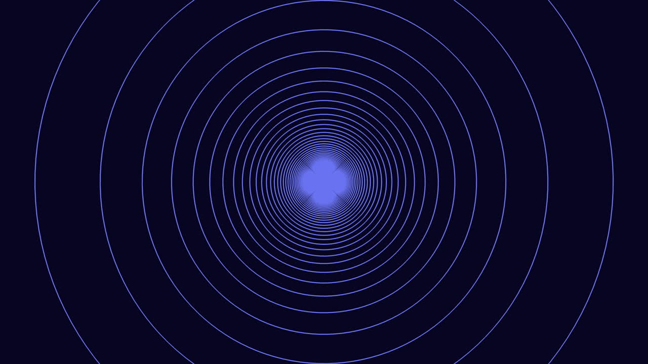 Radiating blue lines forming a circular pattern