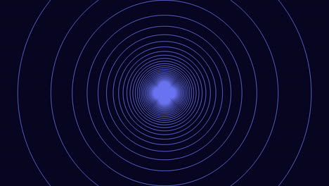 líneas azules radiantes que forman un patrón circular