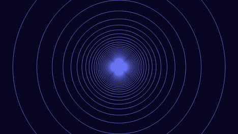 radiating blue lines forming a circular pattern