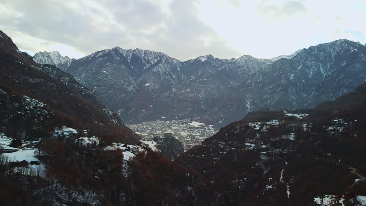 이탈리아 알프스의 베레스 산악 지역