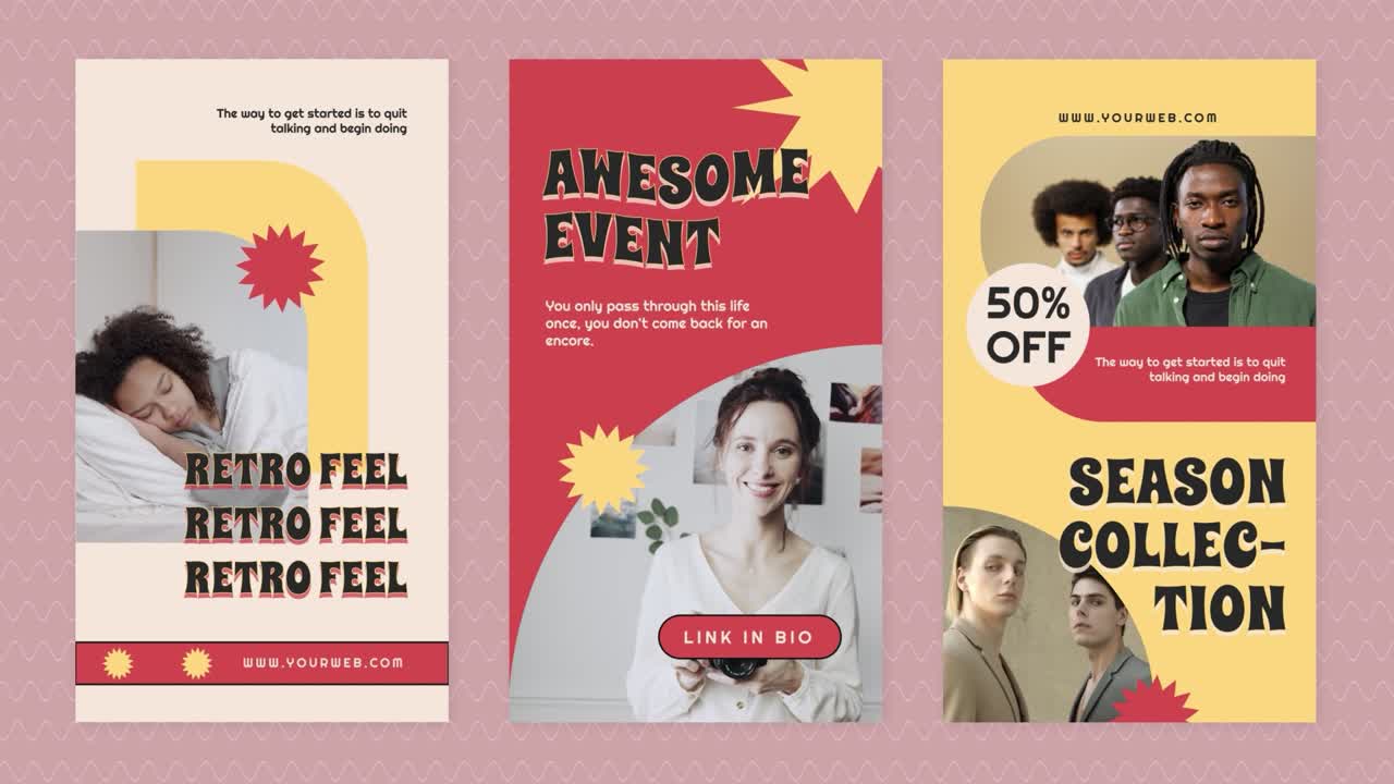 Trendy Instagram Story Templates for Sales and Events