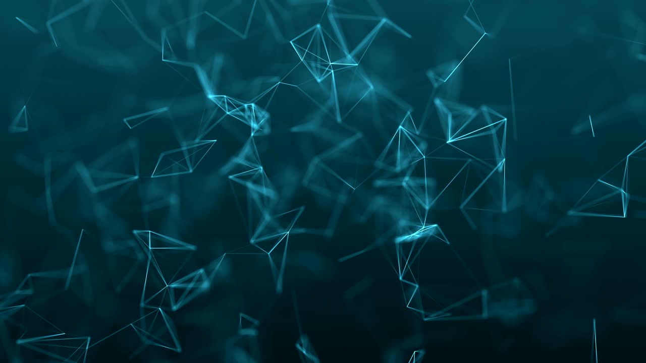 4k bucle abstracto color fondo geométrico con líneas y puntos