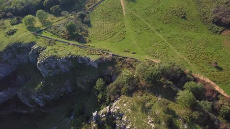 vista de un campo desde arriba