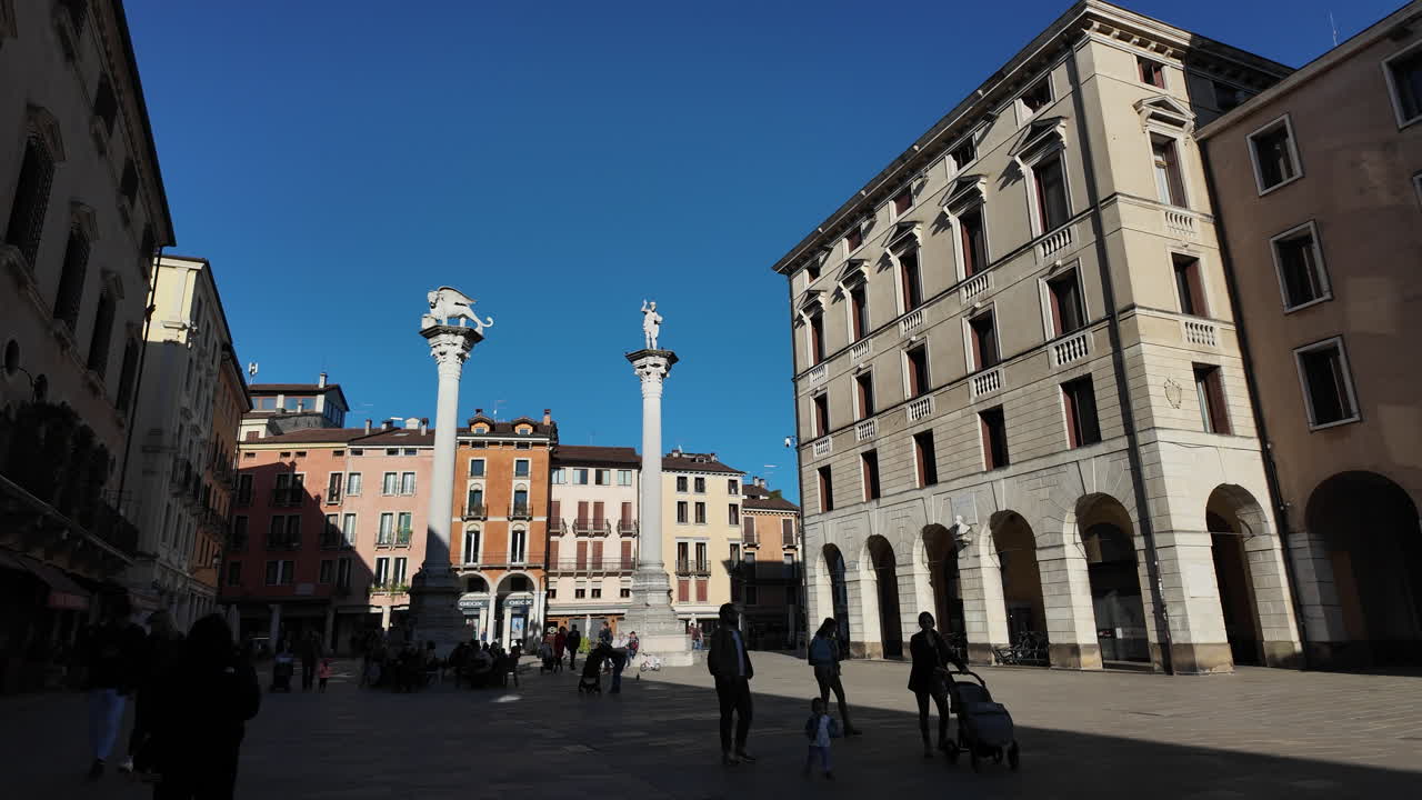 Historic downtown Vicenza Italy Travel and tourism