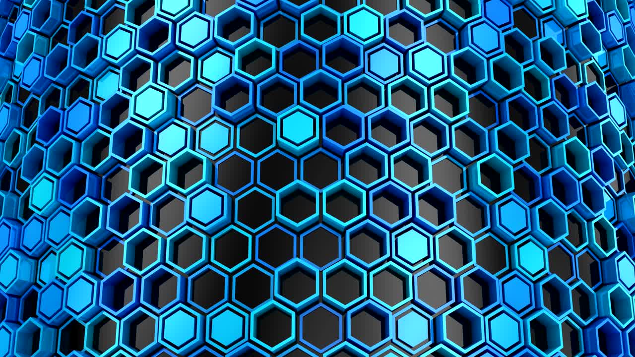 el fondo de los hexágonos