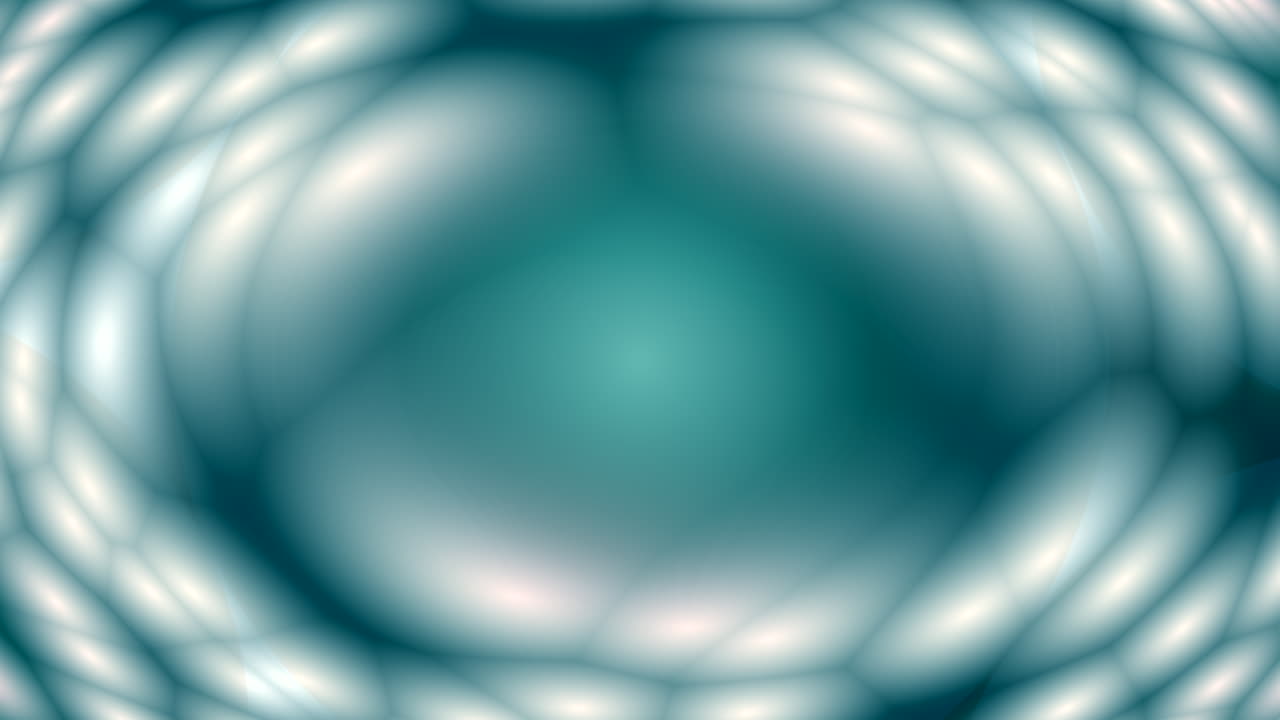 animación del movimiento orgánico abstracto de las bacterias que forman un anillo de onda