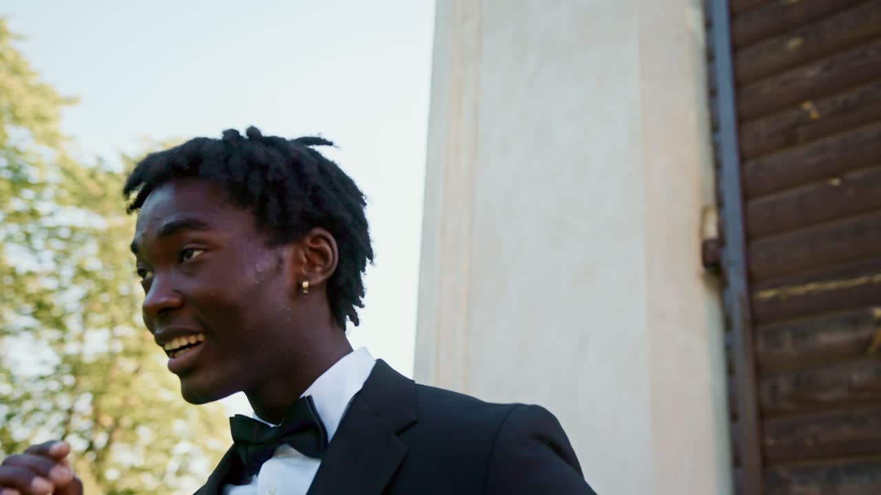 Portrait of an African American Man in Formal Wear